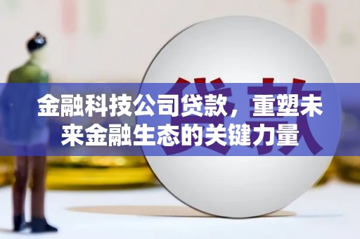 清徐金融科技公司贷款，重塑未来金融生态的关键力量